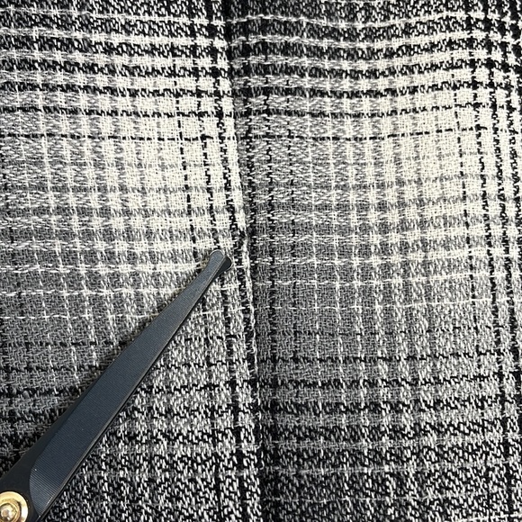 Vintage ALFRED SUNG Plaid Blazer Y2K late 90s wool greys - Picture 12 of 15